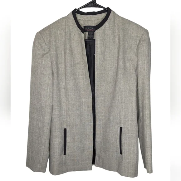 ジャケット・アウター 87-88FW y50's style herringbone chester oversized blazer in herringbone tailoring in GREY/BLACK